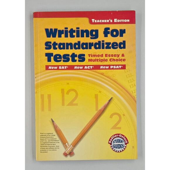 Writing for Standardized Tests Timed Essay & Multiple Choice: Teacher's Edition - Picture 1 of 10